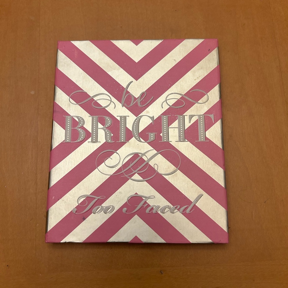 Too Faced Pink and Cream Chevron Palette
